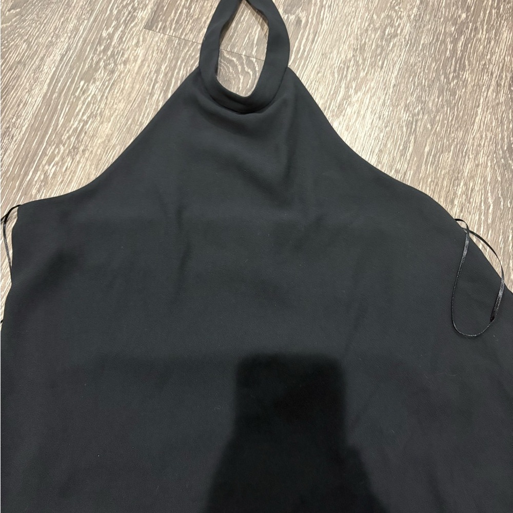 Zara Classic Black Halter Top Size Small